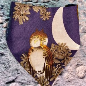Vintage Owl Scrunch Danna front