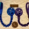 Medium Hol-ee Roller Bungee Toy blue and puruple